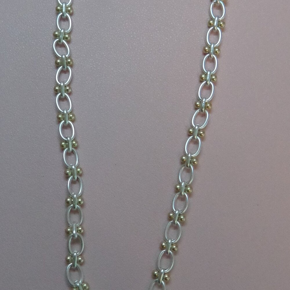 Upscale/Repurposed 1" CC Repurpose Zip Charm💗W/mIxed Link Cable Chain